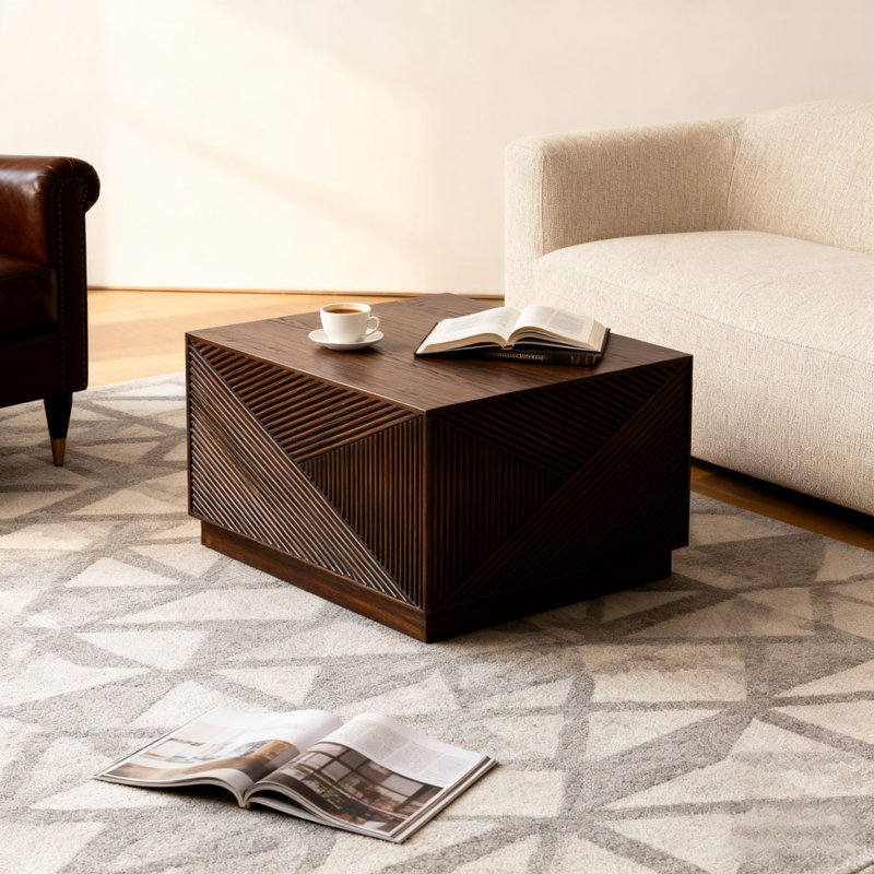 Table basse carrée
