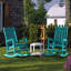 Chaises berçantes d'extérieur en PEHD pour patio-552783073