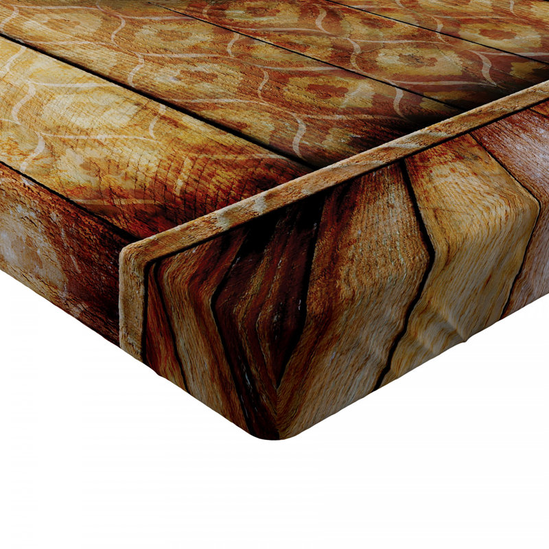 Victorian Microfiber Ikat Fitted Sheet, Twin Fitted Sheet