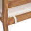 Sièges de salle à manger en bois avec coussins beige - Coussins pour le confort