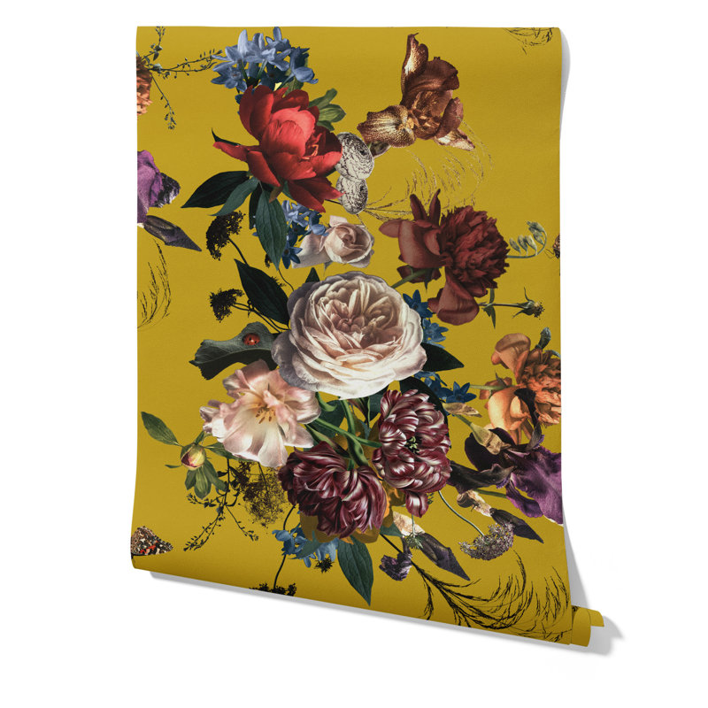 Renaissance Floral Wallpaper