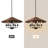 6-Light Hand-Woven Rattan Cone Pendant Chandelier-1229477540-1229477562