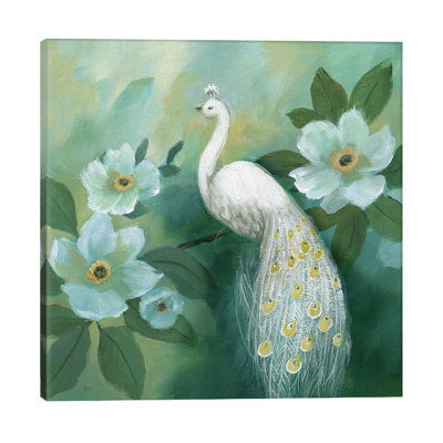 Proud Peacock by Nan - Wrapped Canvas Painting