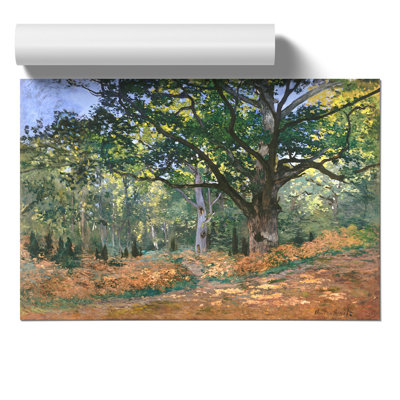 The Bodmer Oak Tree by Claude Monet - No Frame Painting