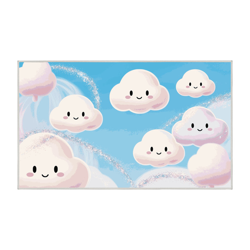 Tapis pour enfants Zoomie, Rectangle de 5 pi x 8 pi
