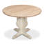 Round Pine Wood Dining Table