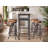 Jinhee 4 - Person Pine Solid Wood Top Four Leg Dining Set