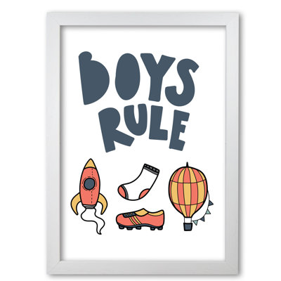 Boys Rule Illustrations - Print