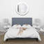 Portrait d'une girafe avec des fleurs I - Ensemble de housse de couette Farmhouse - Microfibre de polyester-66393599