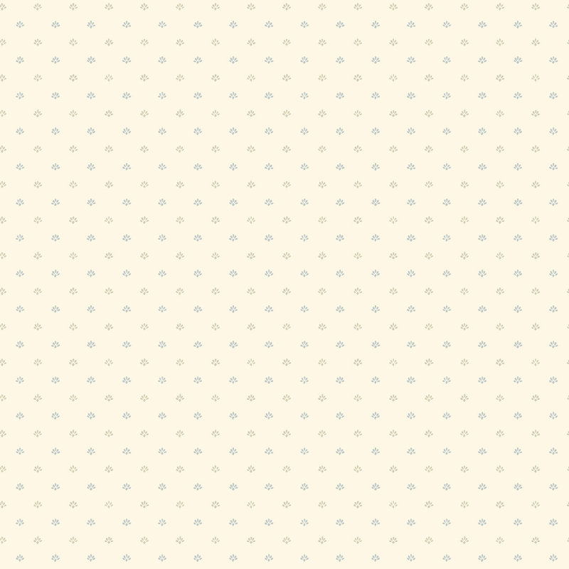 Capehart 25.4m x 53cm Matte Wallpaper Roll, Blue/Cream