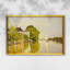 Maisons sur l'Achterzaan, 1871 - Claude Monet - Toile encadrée sur mesure-6456866-6456874-6456884