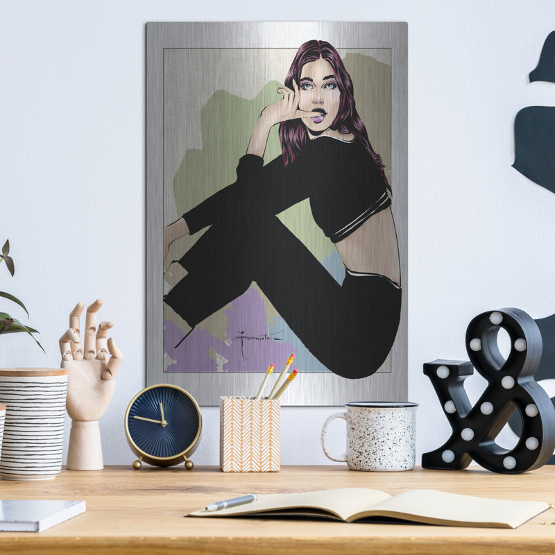 «Sitting On My Own» par TM Borenstein, H 16 po x l 12 po