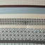 Édredon 7 pièces bleu grand - motif géométrique complexe, 100% brossé, avec jupe de lit, coussins décoratifs pour imprimés élégants, rembourrage inclus-120264861-120264864