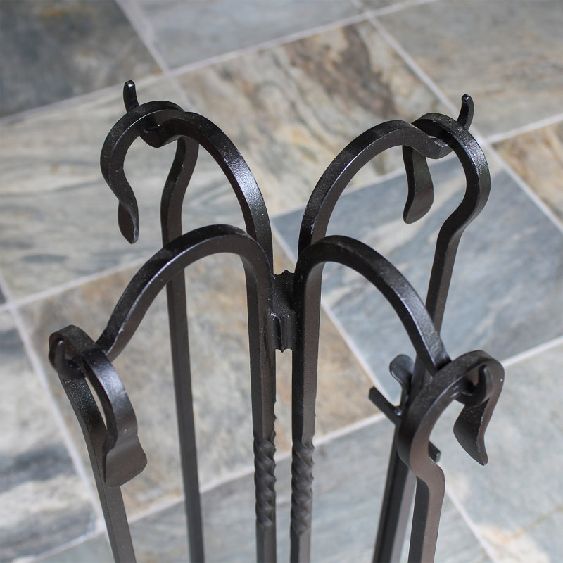 Grecian Fireplace Companion Tool Set 5 Pieces - Johnnie Blue Décor - View #14