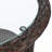 Outdoor Leisure Set with 2 Rattan Single Chairs and Glass Round Table-808766054