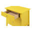 Table de chevet 3 tiroirs Hammond, jaune-1403533582