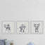 «Belle Baby Elephant Walk Triptych», ensemble de 3 pièces, reproduction encadrée-186929686