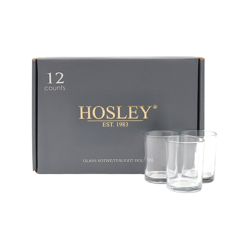 2.6'' H Glass Tabletop Tealight Holder