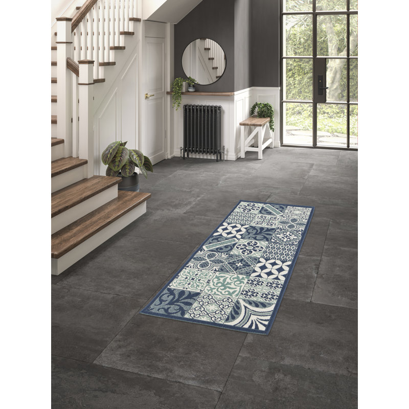 Runner Palermo Ikat 80cm X 200cm Indoor / Outdoor Area Rug