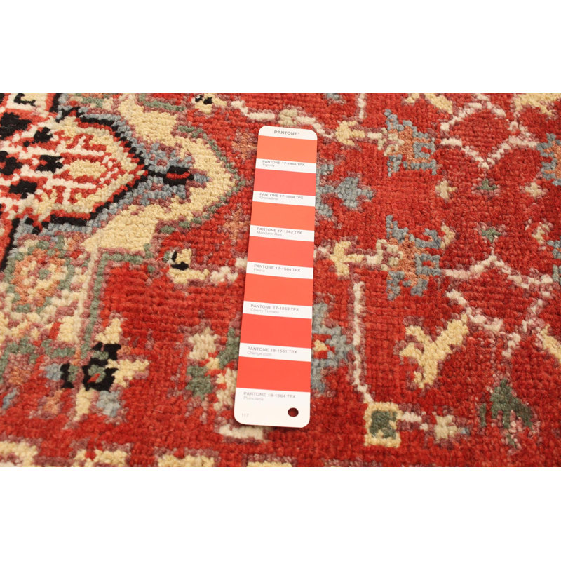Tapis de couloir en laine noué à la main de conception unique en Tapis décoratif laine noué à la main de conception unique 2 pi 7 po x 11 pi 5 po Brosy New Age Serapi