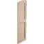 Timberthane deux panneaux plats égaux avec volets elliptiques en faux bois (par paire)-64374827-64374830-64374847