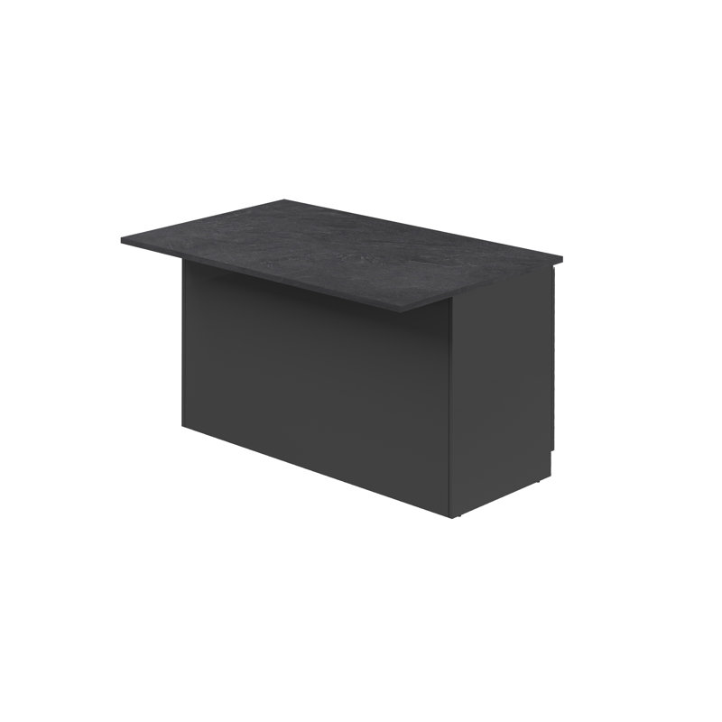 Rafie Wood Kitchen Island, Grey, Grey