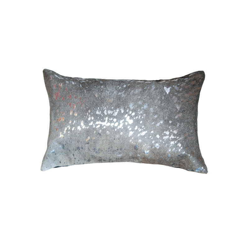 Coussin Écosse, Argent/Gris