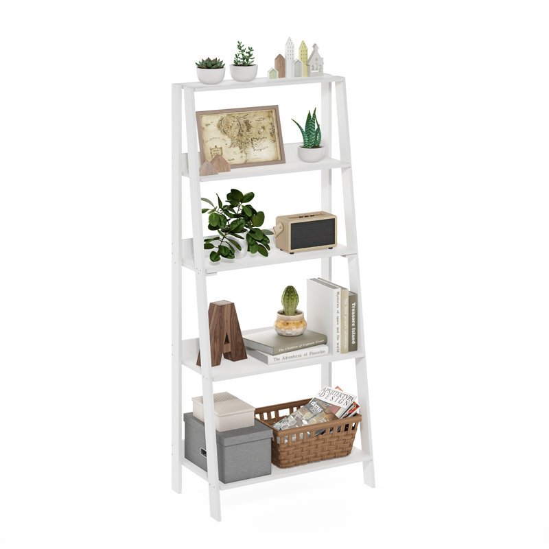 Myonna 60cm W Manufactured Wood Shelving Unit, White, 53.5" H x 23.6" W x 13" D