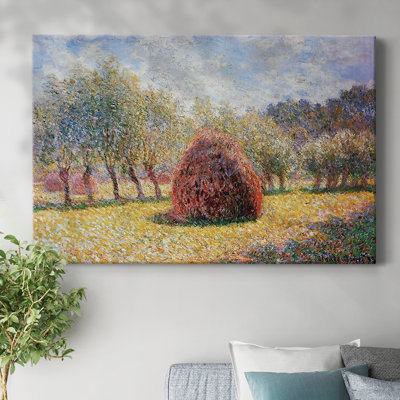 Haystacks at Giverny, 1895-Gallery Wrapped Canvas