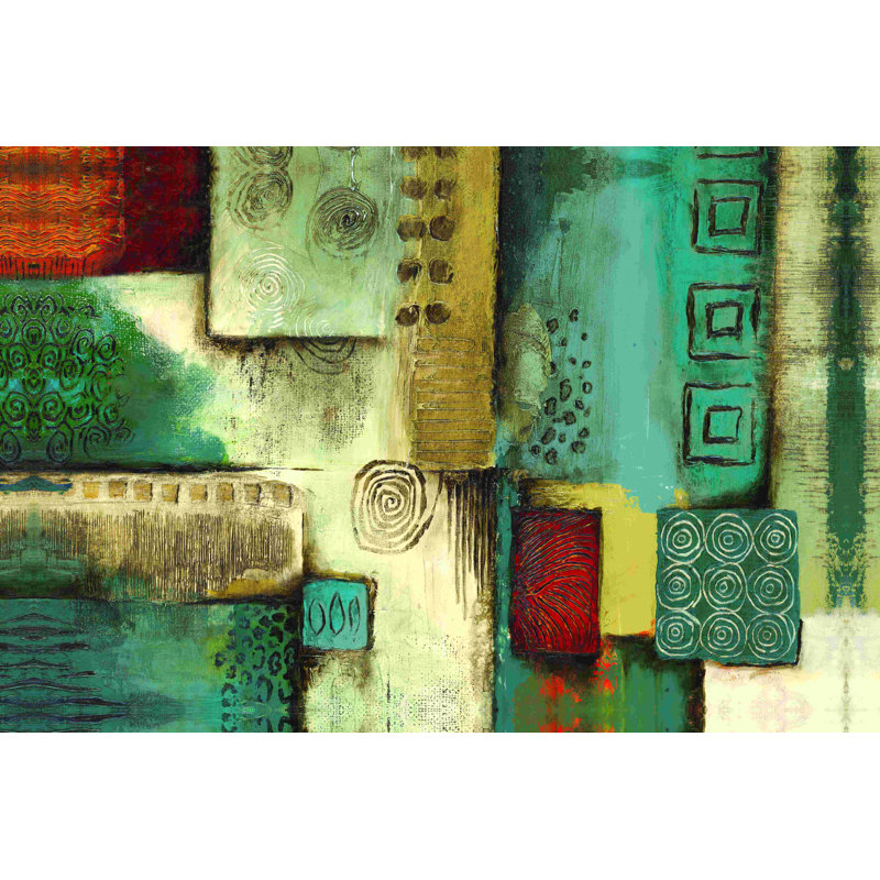 Tribal Patterns 2 - Impression sur toile tendue, H 8 po x l 12 po
