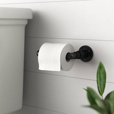 Creative Co-Op Metal Toilet Paper Holder Wall Rack and Bucket & Reviews