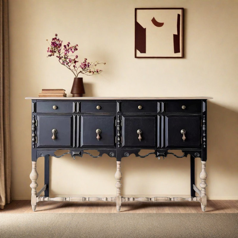 Retro Black Sideboard