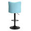 Ensemble de 2 tabourets de bar pivotants, tabouret de comptoir réglable en hauteur, tabourets de bar modernes en simili cuir avec dossier pour îlot de cuisine