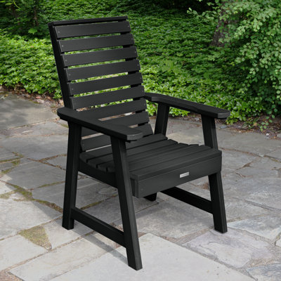 Moroney Plastic Outdoor Dining Armchair