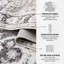 Cashmere Machine Tufted Area Rug ( Low-Pile Traditional)-434307073