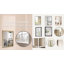 Miroir de salle de bain 24 po x 36 po avec cadre en nickel brossé et miroir de meuble-lavabo mural en verre trempé HD-2006381005-2012104218