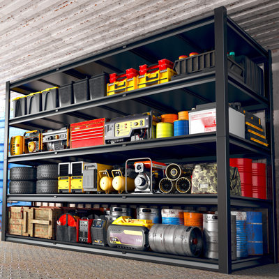 Étagère de garage Musema, tablettes de rangement 3000 lb, étagère réglable en métal à 5 niveaux