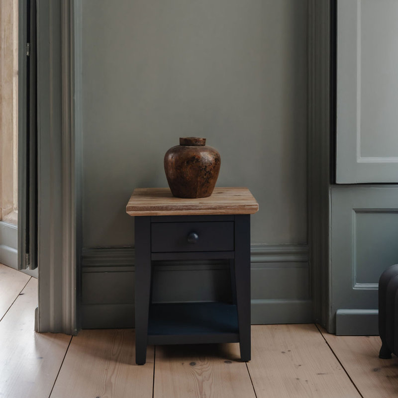 Decatur End Table, Navy Blue