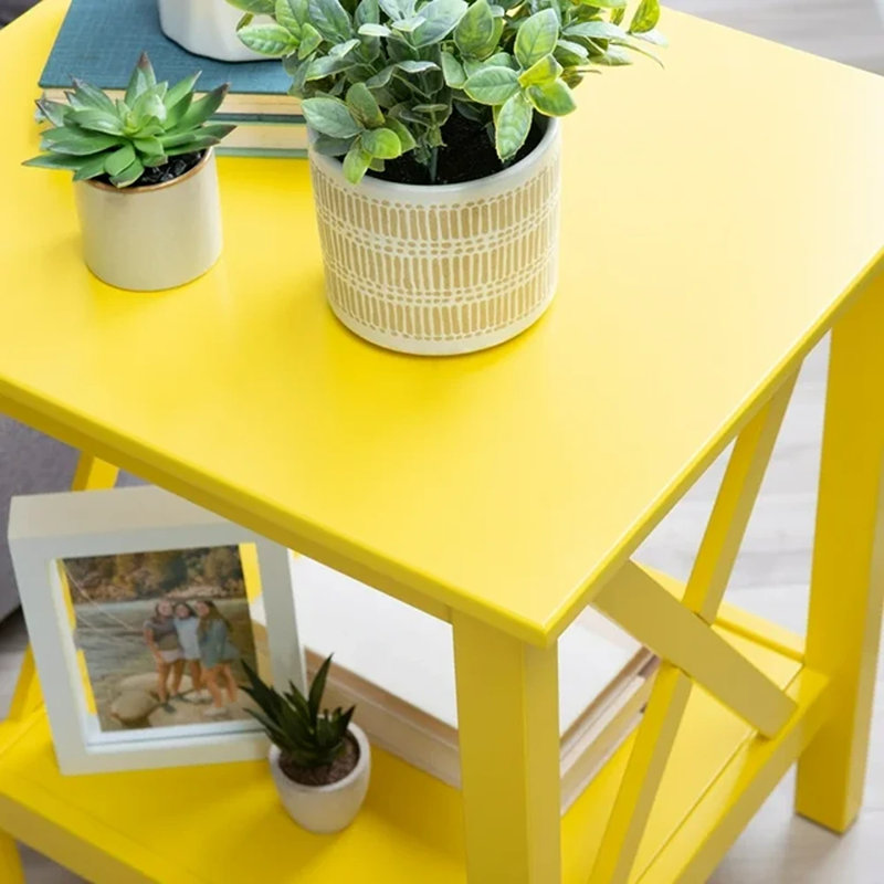 Table de bout Stimpson, Jaune