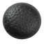 Boutons d'armoire noirs en fer forgé