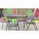 Monroe Kids Colorful 5 Piece Folding Table and Chair Set