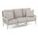 Pine Isle 76" Square Arm Sofa with Reversible Cushions