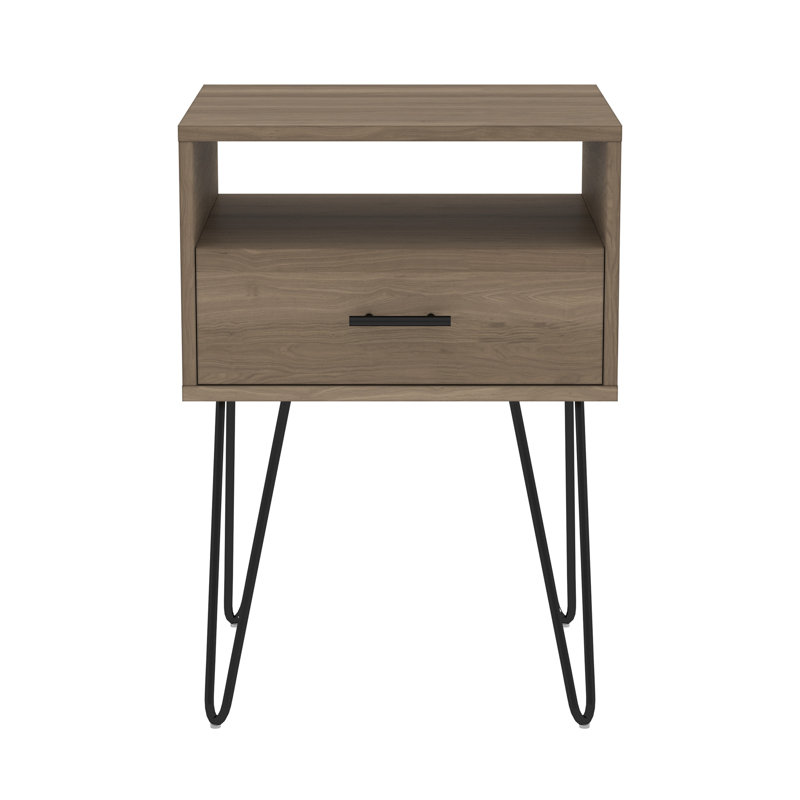 Amryis End Table, Slate Grey