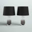 Ensemble de lampes de table noires 21,2 "Alfred