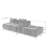 Modular 3-Seater Sofa Modern Armless Couch-356388760