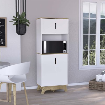Lighted Glass Curio Display Cabinet with Adjustable Shelves, Vintage Handles, and Internal Lighting for Enhanced Aesthetic Appeal