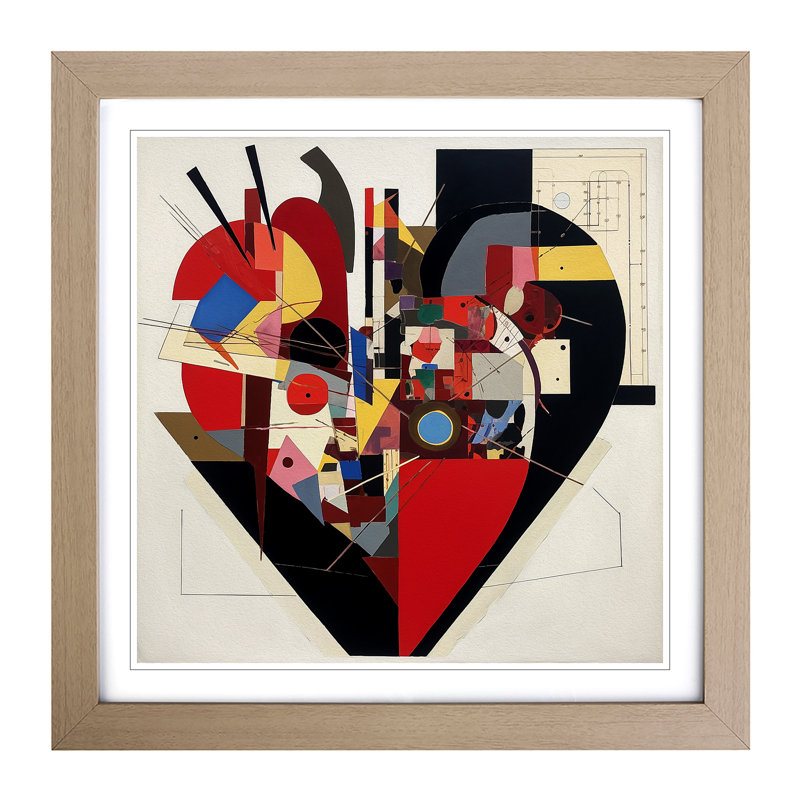 Single Picture Frame Print on Wood, Oak