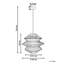 Ameyali 1 - Light Natural Novelty Pendant