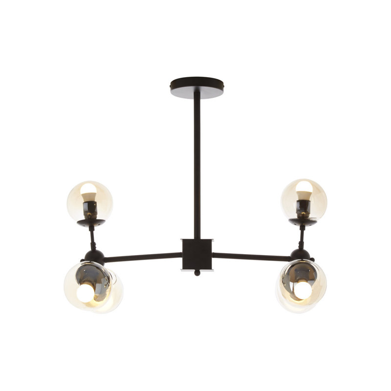 Kane 6 - Light Black Sphere Pendant