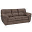Ensemble de canapé et chaise en tissu Beedle, brun-122099515
